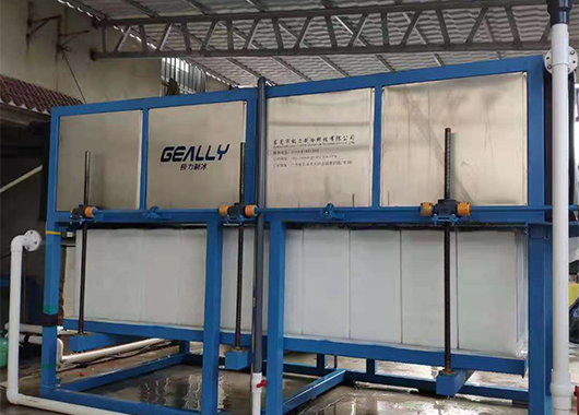 10 tons of direct cooling block ice machine in Hubei